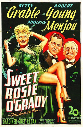 Sweet Rosie O Grady Black Ornate Wood Framed Art Print with Double Matting by Hollywood Photo Archive