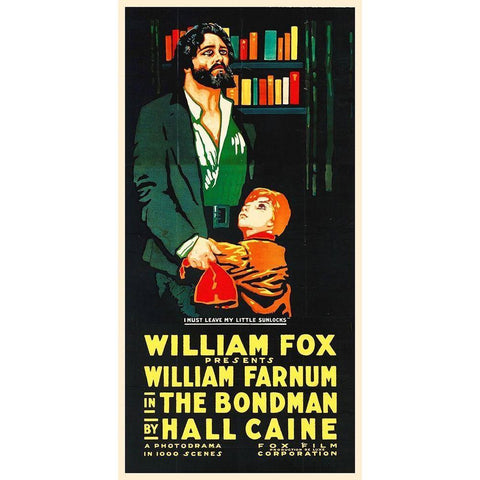 The Bondman White Modern Wood Framed Art Print by Hollywood Photo Archive