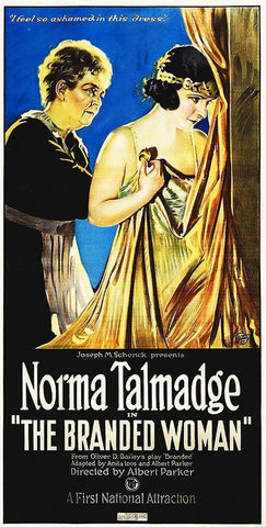 The Branded Woman Black Ornate Wood Framed Art Print with Double Matting by Hollywood Photo Archive