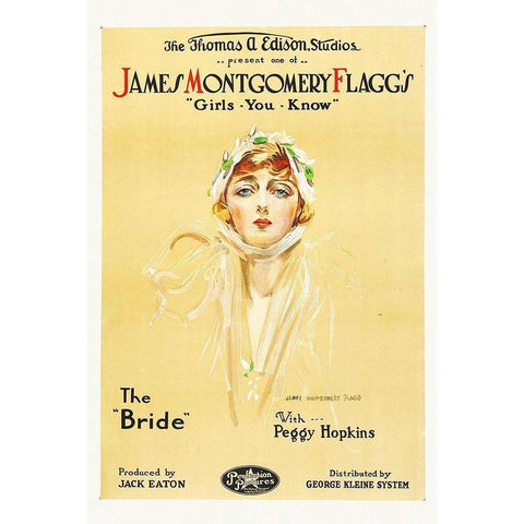 The Bride Gold Ornate Wood Framed Art Print with Double Matting by Hollywood Photo Archive