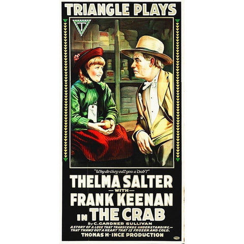 The Crab Black Modern Wood Framed Art Print with Double Matting by Hollywood Photo Archive