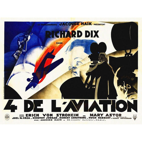 The Lost Squadron FRA, 1922 Black Modern Wood Framed Art Print with Double Matting by Hollywood Photo Archive