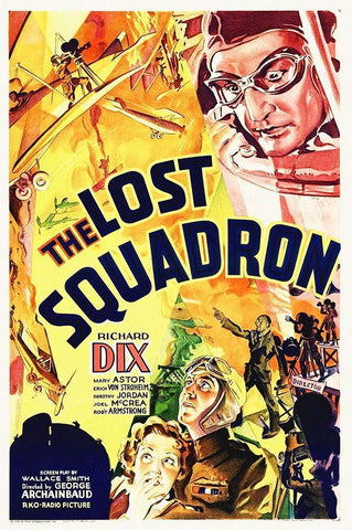 The Lost Squadron White Modern Wood Framed Art Print with Double Matting by Hollywood Photo Archive