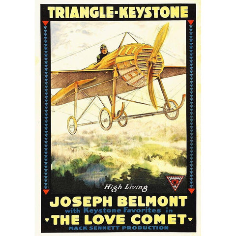 The Love Comet White Modern Wood Framed Art Print by Hollywood Photo Archive