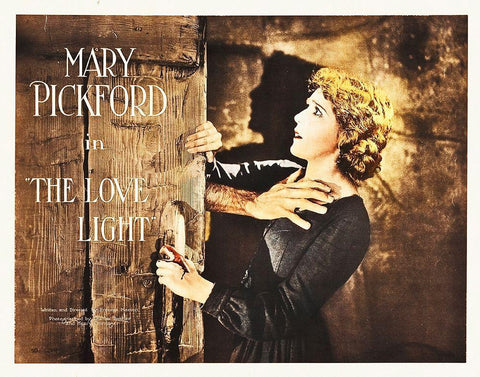 The Love Light, 1921 Black Ornate Wood Framed Art Print with Double Matting by Hollywood Photo Archive