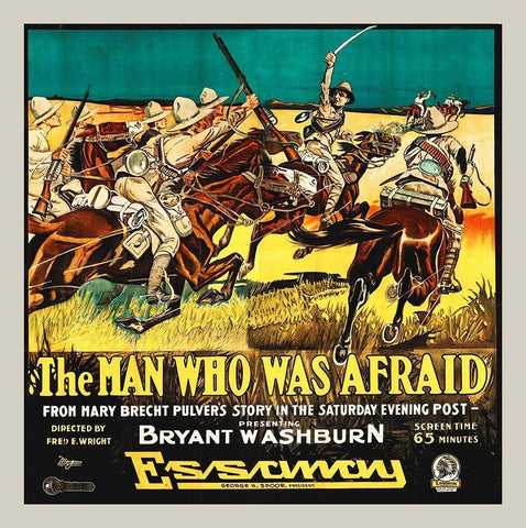 The Man Who Was Afraid Black Ornate Wood Framed Art Print with Double Matting by Hollywood Photo Archive