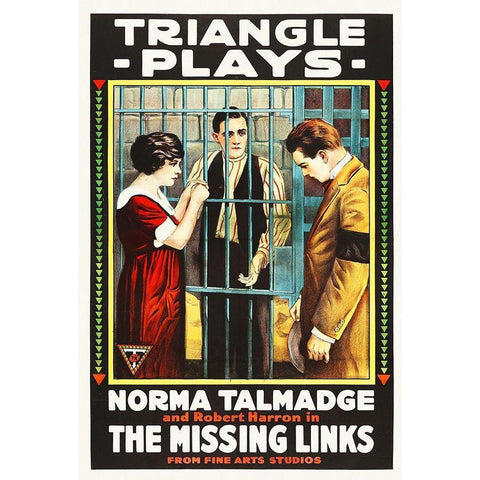 The Missing Links Gold Ornate Wood Framed Art Print with Double Matting by Hollywood Photo Archive