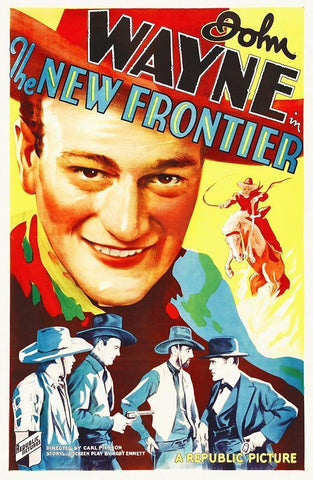 The New Frontier Black Ornate Wood Framed Art Print with Double Matting by Hollywood Photo Archive