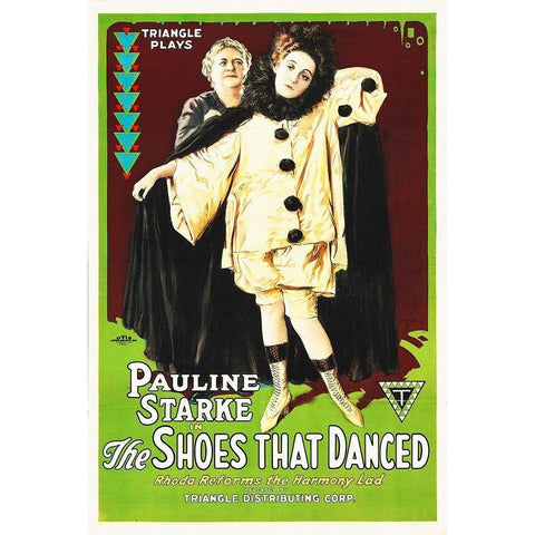 The Shoes That Danced White Modern Wood Framed Art Print by Hollywood Photo Archive