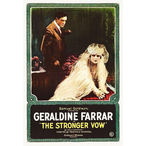 The Stronger Vow White Modern Wood Framed Art Print by Hollywood Photo Archive