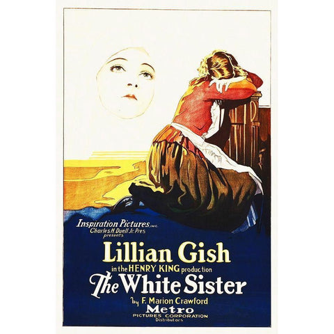 The White Sister Gold Ornate Wood Framed Art Print with Double Matting by Hollywood Photo Archive