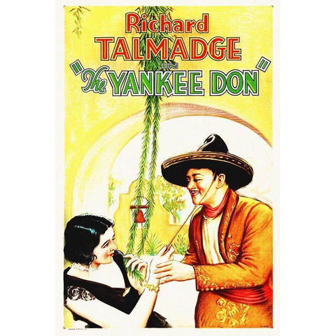 The Yankee Don Gold Ornate Wood Framed Art Print with Double Matting by Hollywood Photo Archive