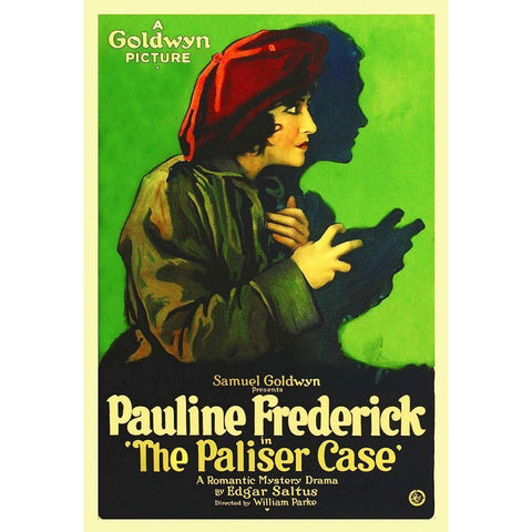 The Paliser Case, 1920 White Modern Wood Framed Art Print by Hollywood Photo Archive