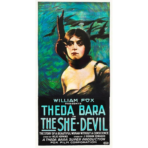 The She-Devil Gold Ornate Wood Framed Art Print with Double Matting by Hollywood Photo Archive