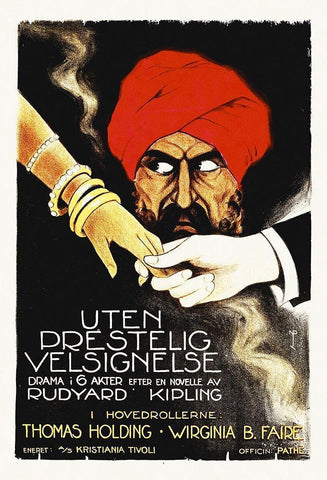 Without, 1921 Black Ornate Wood Framed Art Print with Double Matting by Hollywood Photo Archive