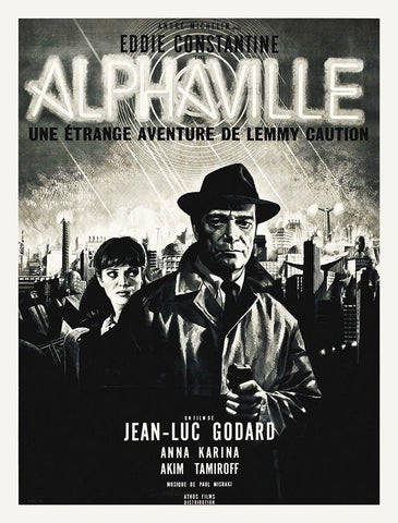 Alphaville Black Ornate Wood Framed Art Print with Double Matting by Hollywood Photo Archive