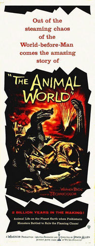 Animal World Black Ornate Wood Framed Art Print with Double Matting by Hollywood Photo Archive