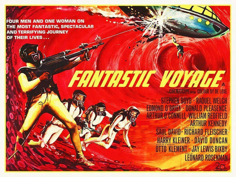 Fantastic Voyage, 20th Century Fox, 1966 Black Ornate Wood Framed Art Print with Double Matting by Hollywood Photo Archive