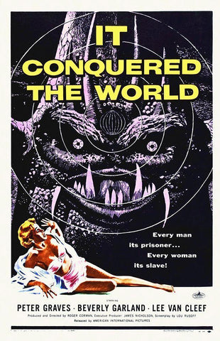 It Conquered The World White Modern Wood Framed Art Print with Double Matting by Hollywood Photo Archive