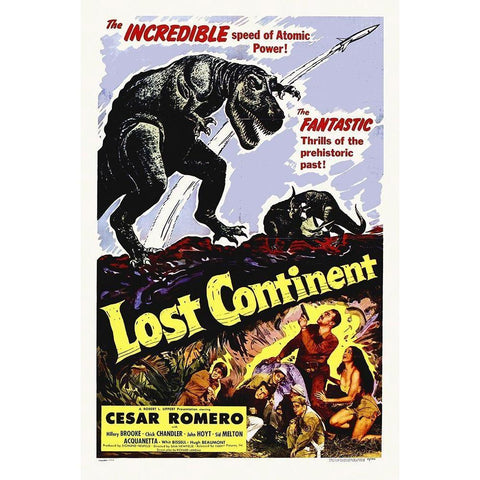 Lost Continent, 1951 Gold Ornate Wood Framed Art Print with Double Matting by Hollywood Photo Archive