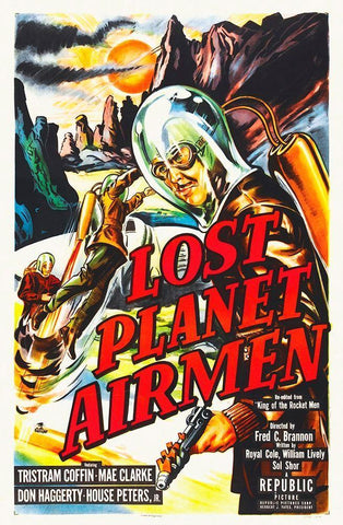 Lost Planet Airmen White Modern Wood Framed Art Print with Double Matting by Hollywood Photo Archive