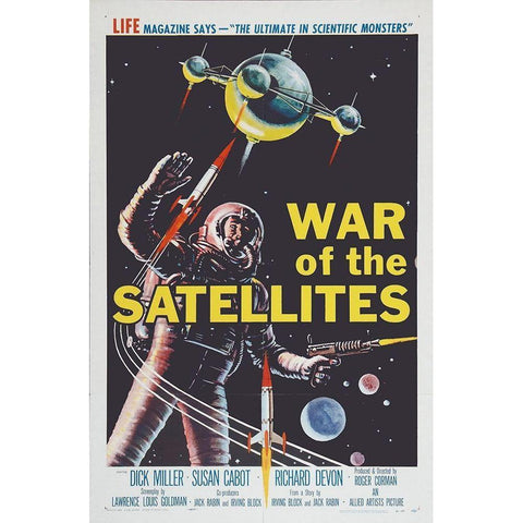 War Of The Satellites, 1958 Gold Ornate Wood Framed Art Print with Double Matting by Hollywood Photo Archive