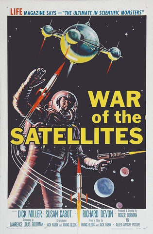 War Of The Satellites, 1958 White Modern Wood Framed Art Print with Double Matting by Hollywood Photo Archive