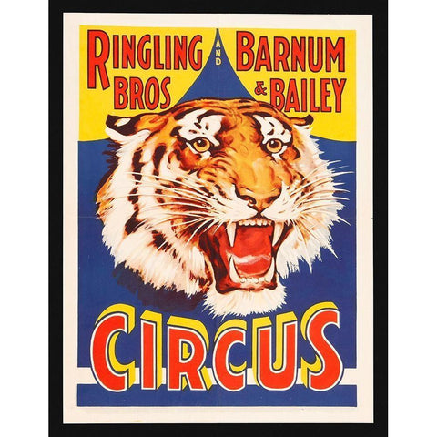 Circus Gold Ornate Wood Framed Art Print with Double Matting by Hollywood Photo Archive