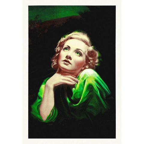 Blonde Venus, 1932 White Modern Wood Framed Art Print by Hollywood Photo Archive