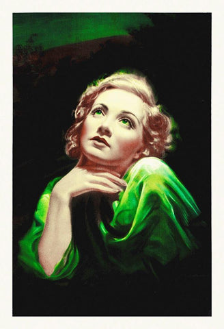 Blonde Venus, 1932 Black Ornate Wood Framed Art Print with Double Matting by Hollywood Photo Archive