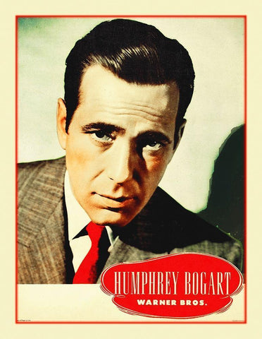 Bogart Black Ornate Wood Framed Art Print with Double Matting by Hollywood Photo Archive