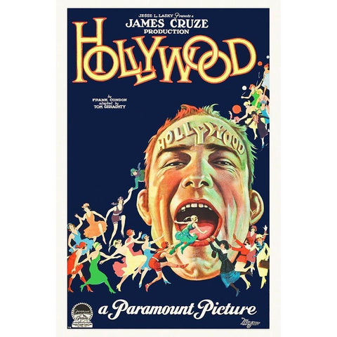 Hollywood White Modern Wood Framed Art Print by Hollywood Photo Archive