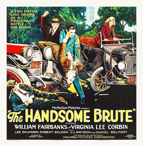 The Hamdsome Brute, 1925 Black Ornate Wood Framed Art Print with Double Matting by Hollywood Photo Archive