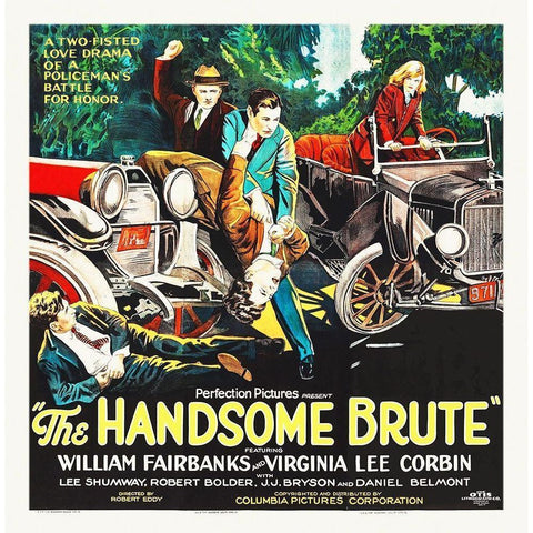 The Hamdsome Brute, 1925 Gold Ornate Wood Framed Art Print with Double Matting by Hollywood Photo Archive