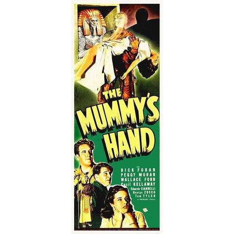 The Mummys Hand Gold Ornate Wood Framed Art Print with Double Matting by Hollywood Photo Archive