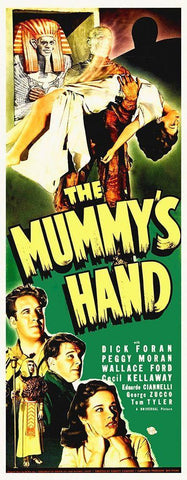 The Mummys Hand Black Ornate Wood Framed Art Print with Double Matting by Hollywood Photo Archive