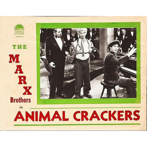 Marx Brothers - Animal Crackers 04 White Modern Wood Framed Art Print by Hollywood Photo Archive