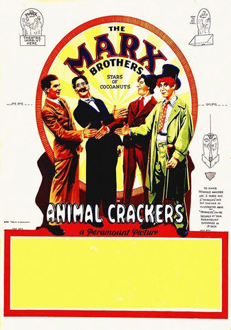 Marx Brothers - Animal Crackers 06 White Modern Wood Framed Art Print with Double Matting by Hollywood Photo Archive