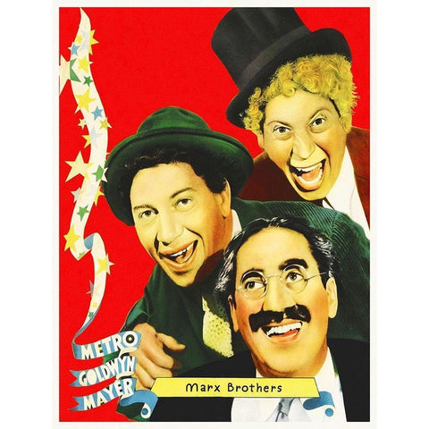 Marx Brothers - The Big Store 08 Gold Ornate Wood Framed Art Print with Double Matting by Hollywood Photo Archive