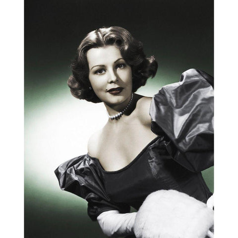 Alene Dahl Black Modern Wood Framed Art Print with Double Matting by Hollywood Photo Archive