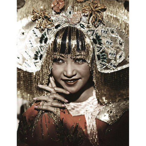 Anna May Wong White Modern Wood Framed Art Print by Hollywood Photo Archive