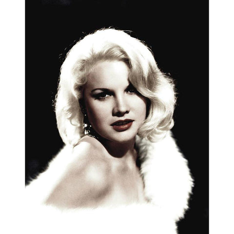 Carol Baker as Harlow White Modern Wood Framed Art Print by Hollywood Photo Archive