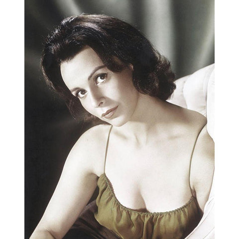 Claire Bloom Gold Ornate Wood Framed Art Print with Double Matting by Hollywood Photo Archive