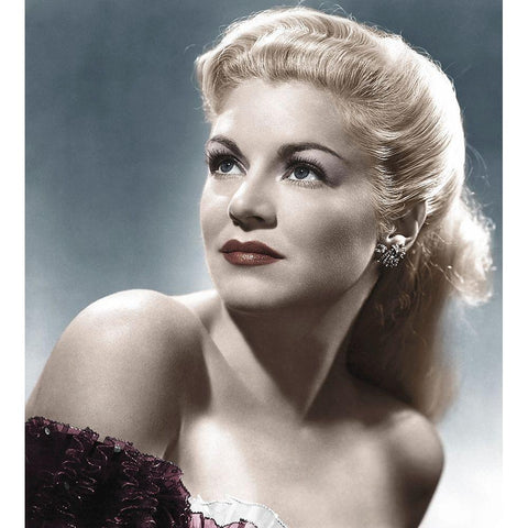 Claire Trevor Black Modern Wood Framed Art Print with Double Matting by Hollywood Photo Archive