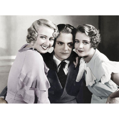 James Cagney - Footlight Parade Black Modern Wood Framed Art Print with Double Matting by Hollywood Photo Archive