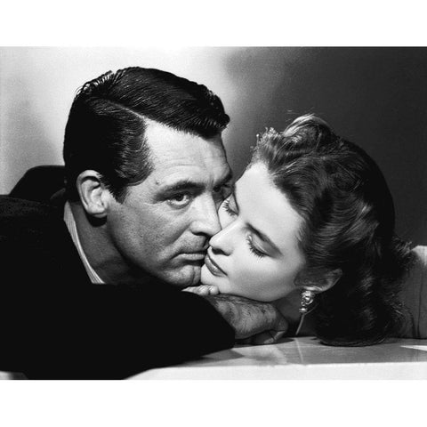 Cary Grant - Notorious Black Modern Wood Framed Art Print with Double Matting by Hollywood Photo Archive