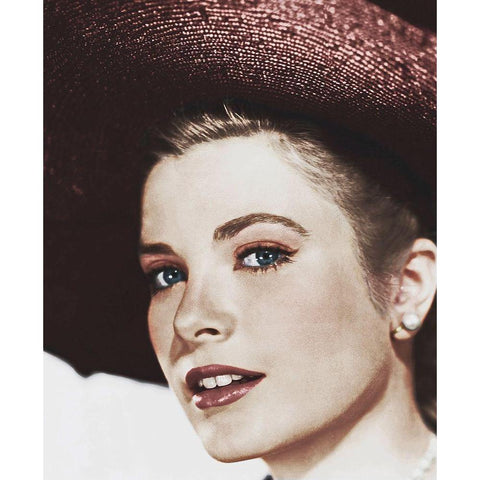 Grace Kelly Gold Ornate Wood Framed Art Print with Double Matting by Hollywood Photo Archive