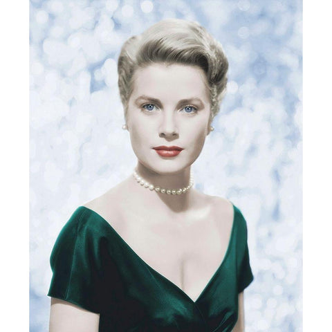Grace Kelly - The Country Girl White Modern Wood Framed Art Print by Hollywood Photo Archive