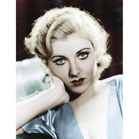 Jacquelyn Allen Black Modern Wood Framed Art Print with Double Matting by Hollywood Photo Archive