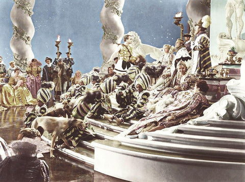 James Cagney White Modern Wood Framed Art Print with Double Matting by Hollywood Photo Archive